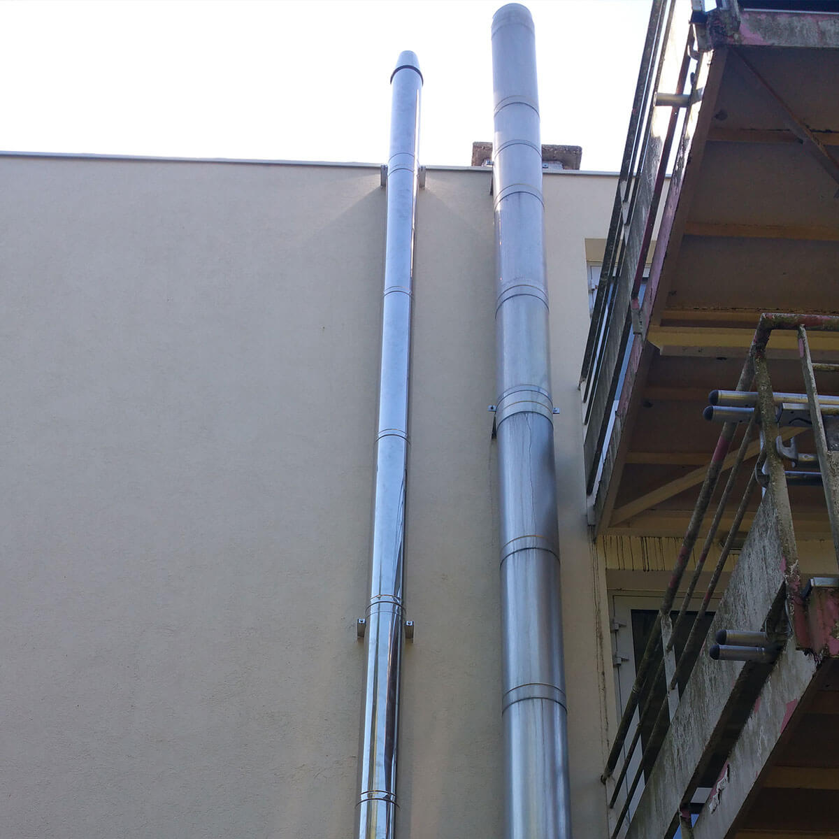 conduit fumée habitat collectif