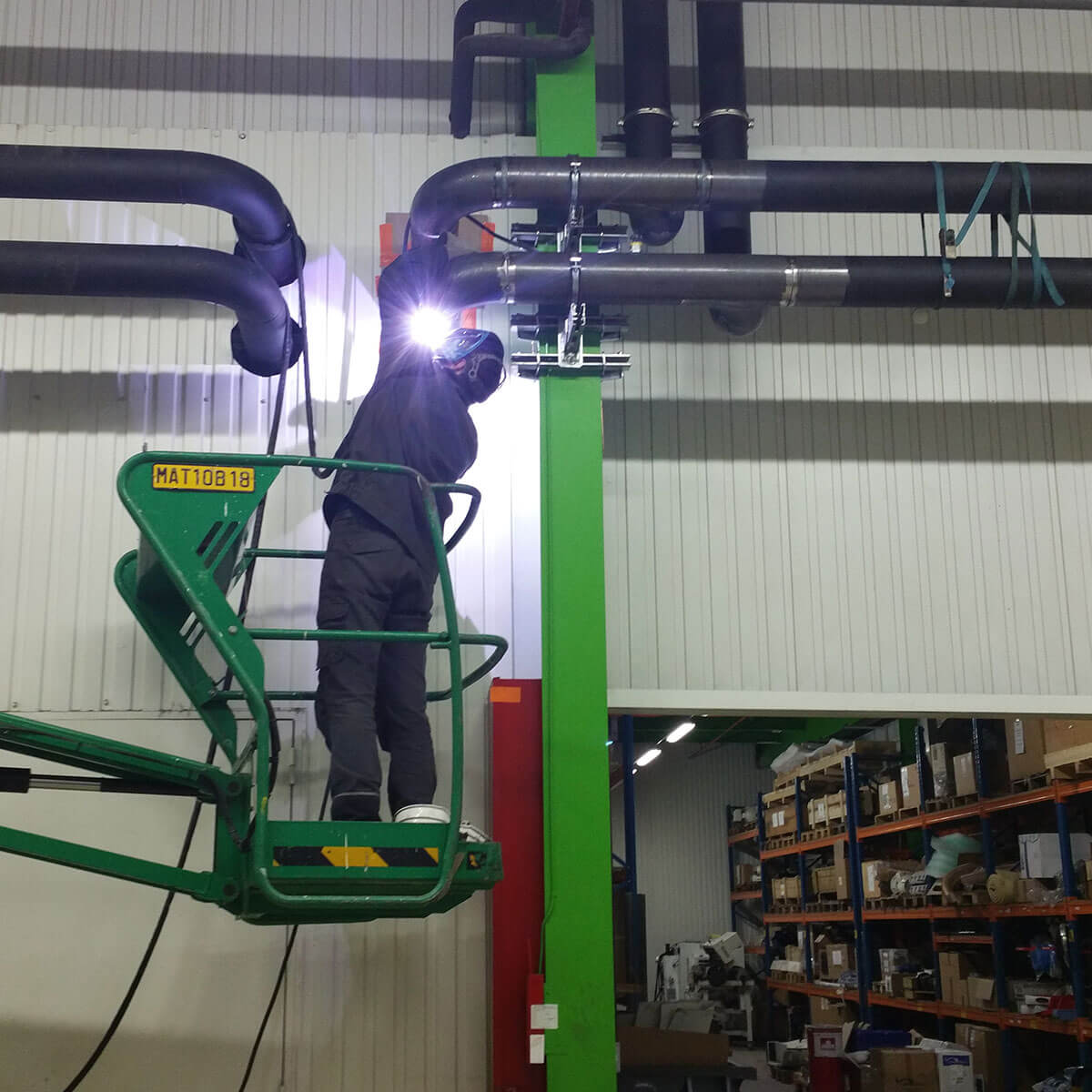 installation réseaux de fluides industriels